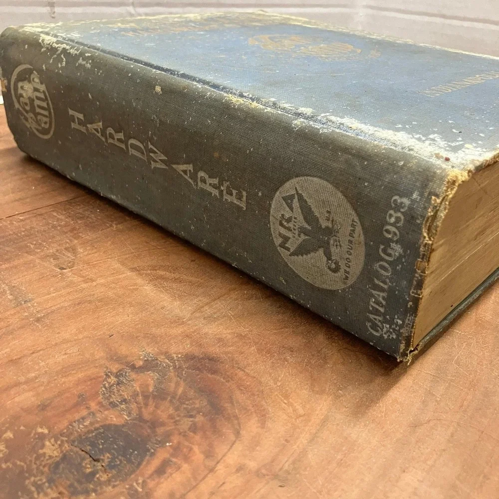 Van Camp General Hardware Catalogue No 933 1930s Indianapolis NRA Era Hardcover